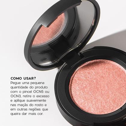 Imagem de Kit Mini Batom Rosa + Mini Blush Cintilante + Lápis de Contorno Labial Océane Edition (3 Produtos)