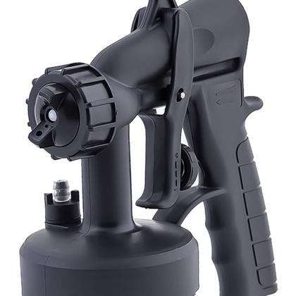 Imagem de kit Mini Compressor ar direto motor elétrico tufão pistola pintura maquina pinta pequeno leve portat