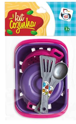 Imagem de Kit Mini Cozinha Cestinha e Acessórios