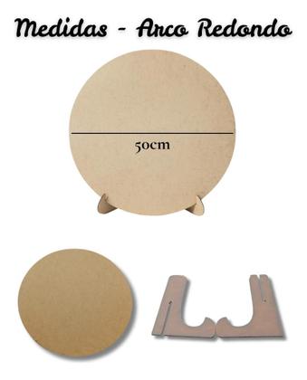 Imagem de Kit Mini Festa Decoração Aniversário Mdf 50cm 4 Peças