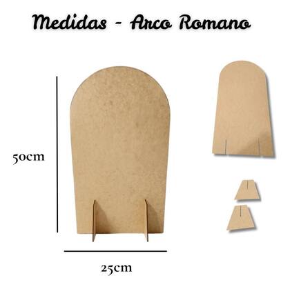 Imagem de Kit Mini Festa Decoração Aniversário Mdf 50cm 4 Peças