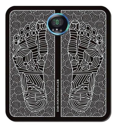 Imagem de Kit Mini Massageador Elétrico + Tapete Massageador De Pés