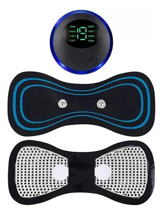 Imagem de Kit Mini Massageador Elétrico + Tapete Massageador De Pés