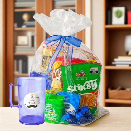 Imagem de Kit Mini Petiscos Dia dos Pais com 10 Itens + Caneca