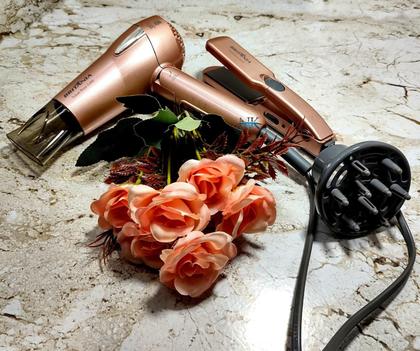 Kit Mini Secador De Cabelo Britania 1200w Difusor Chapinha