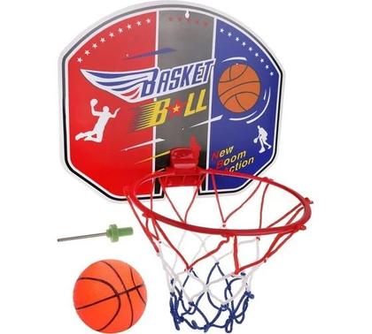 Imagem de Kit mini tabela basquete cesta com bola nba para parede brin