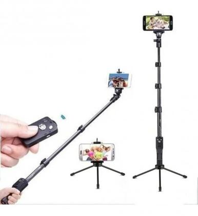 Imagem de Kit Mini Tripé 228 Bastão Pau Selfie Monopod 1288 Yunteng