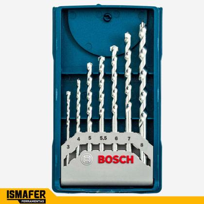 Imagem de Kit Mini X-line Com 7 Brocas Bosch P/ Concreto E Pedra Bosch