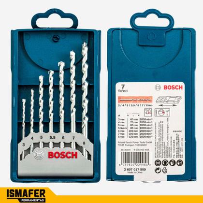 Imagem de Kit Mini X-line Com 7 Brocas Bosch P/ Concreto E Pedra Bosch