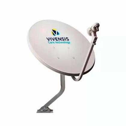 Imagem de Kit Miniparabólica 60 cm com Receptor Vivensis
