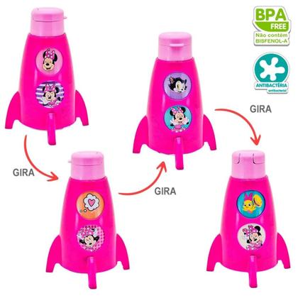 Imagem de Kit Minnie com Garrafinha Caneca e Copo Infantil Plasútil