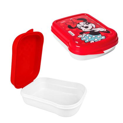 Imagem de Kit Minnie Com Lancheira e Sanduicheira para Escola Disney Plasútil