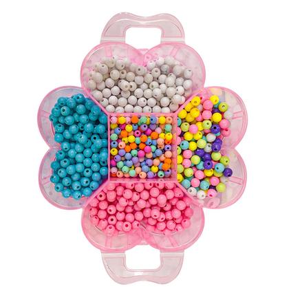 Imagem de Kit Missanga Completo Maleta 3 Andares com Perolas Coloridas Miçangas de Letra Fazer Pulseiras Tiara