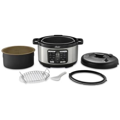 Imagem de Kit Mixer Power Black Inox e Panela Multifunções 5,7L Oster