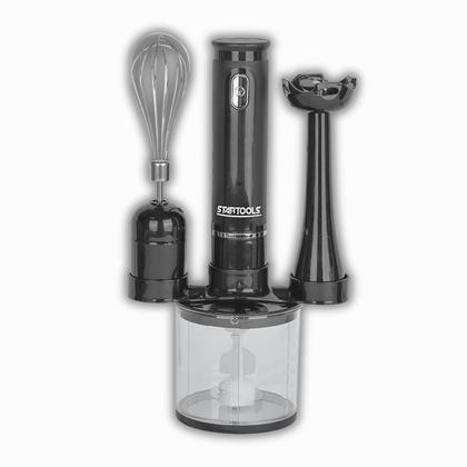Imagem de Kit Mixer, Processador e Batedor 3 em 1 127V 220V com Copo 700ml e Acessórios  Compacto, Prático e Versátil para Cozinha Sortido Preto ou Branco