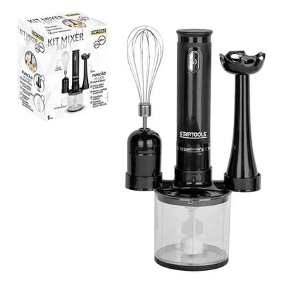 Imagem de Kit Mixer, Processador e Batedor De Alimentos 3 Em 1 Compacto