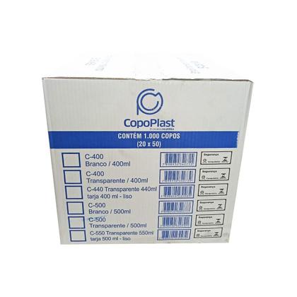 Imagem de Kit Ml Copo 300Ml Branco Ps Descartável 10 Pct C/100