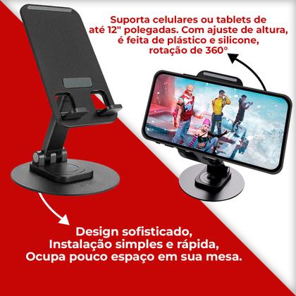 Imagem de Kit Mobilador Completo Com Headset Teclado Mouse Hub Suporte de Celular