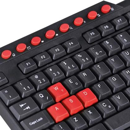 Imagem de Kit Mobilador Gamer Completo Teclado Mouse Pad Compatível com Vários Jogos