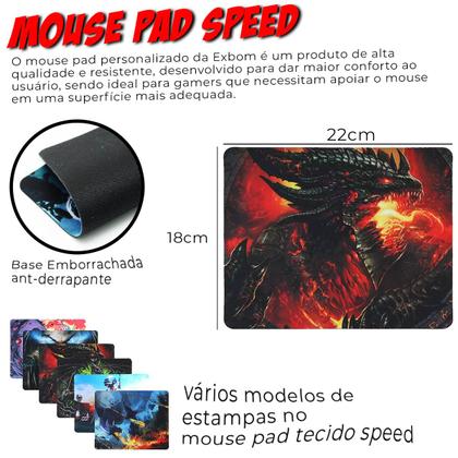 Imagem de Kit Mobilador Teclado Multimídia Mouse Led 7 Cores 3200Dpi + Pad Speed