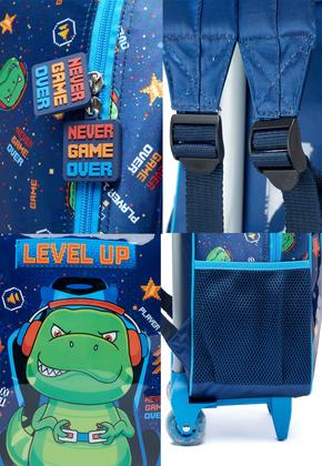 Imagem de Kit Mochila Bolsa Infantil Com Estojo e Lancheira Térmica Reforçada Escolar Menino