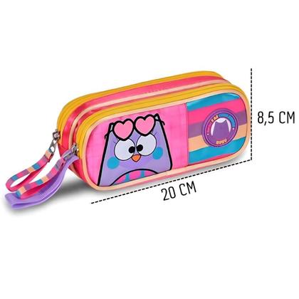 Imagem de Kit Mochila Bubu Escolar Costa Corujinha Infantil Com Estojo