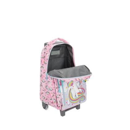 Imagem de Kit mochila c/rodas/lancheira/estojo infantil meninasamsonite xtrem unicornio  151069