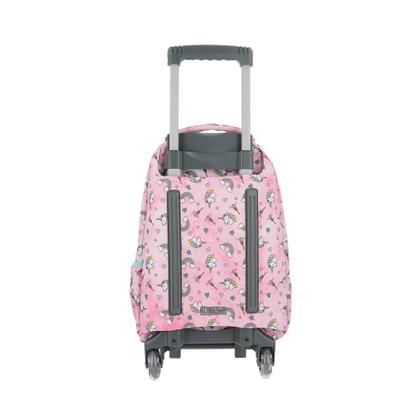Imagem de Kit mochila c/rodas/lancheira/estojo infantil meninasamsonite xtrem unicornio  151069