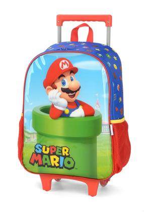 Imagem de Kit Mochila C/ Rodas Super Mario + Lancheira + Estojo