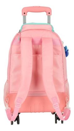 Imagem de Kit Mochila Carrinho 360 Haste Dupla Porta Notebook Stitch