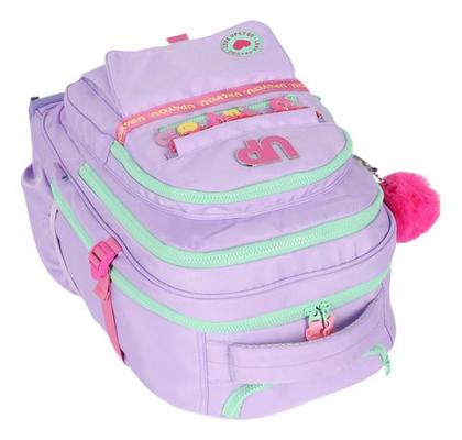 Imagem de Kit Mochila Carrinho 360 Haste Dupla Up4you Porta Notebook