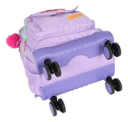 Imagem de Kit Mochila Carrinho 360 Haste Dupla Up4you Porta Notebook