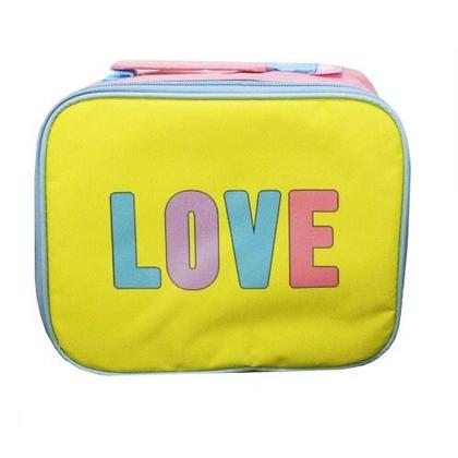 Imagem de Kit Mochila Carrinho + Lancheira + Estojo Love is All You Need Yins Kids - Ref YS42182-MC