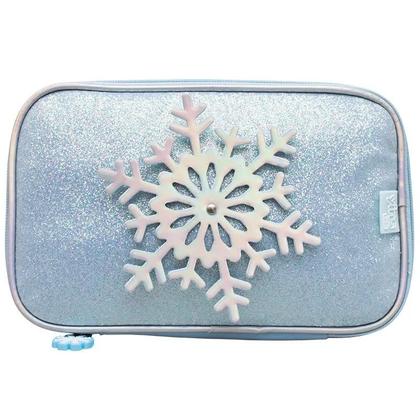 Imagem de Kit mochila carrinho, lancheira térmica e estojo Snowy 17"