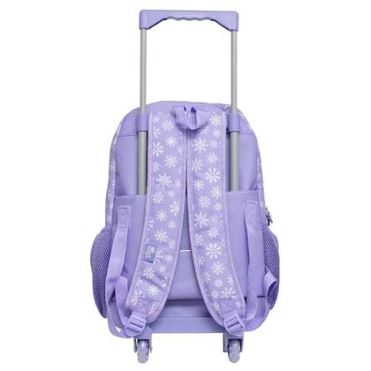 Imagem de Kit mochila carrinho, lancheira térmica e estojo Snowy 17"