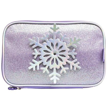 Imagem de Kit mochila carrinho, lancheira térmica e estojo Snowy 17"