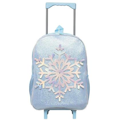 Imagem de Kit mochila carrinho, lancheira térmica e estojo Snowy 17"