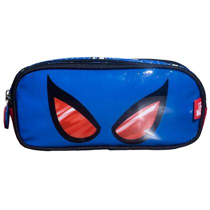 Imagem de Kit mochila carrinho, lancheira térmica e estojo Spider 17"