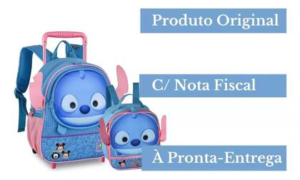 Imagem de Kit Mochila Carro 13 E Lancheira 9 Stitch Tsum Tsum 2025