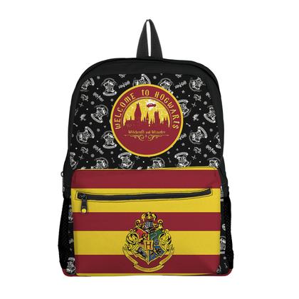 Imagem de Kit Mochila com Bolso e Estojo Escolar Juvenil do Herry Potter Menina e Menino 