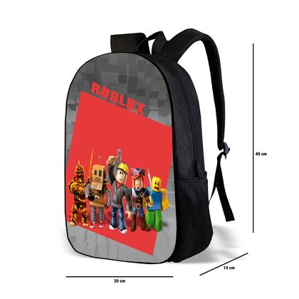 Imagem de Kit Mochila com Estojo Escolar Infantil do Roblox Menino e Menina 