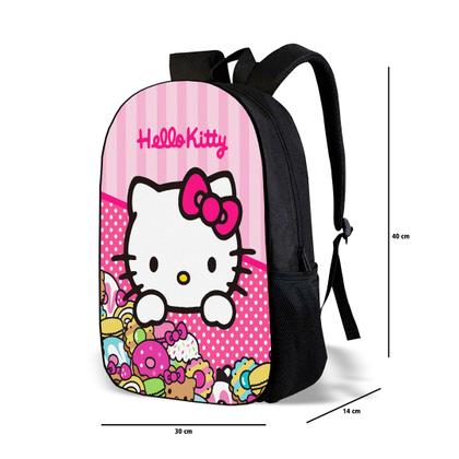 Kit Mochila com Estojo Escolar Infantil Menina Hello Kitty - Use Thuco Imagem de Kit Mochila com Estojo Escolar Infantil Menina Hello Kitty