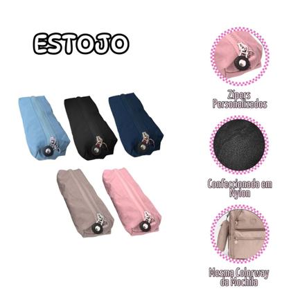 Imagem de Kit Mochila com Estojo Grande Ideal Para Faculdade e Trabalho - Cores