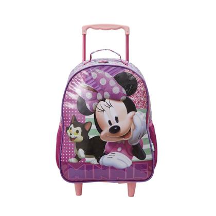 Imagem de Kit Mochila com Rodas 14 Estojo Minnie R2 - Xeryus