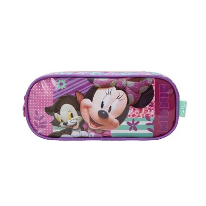 Imagem de Kit Mochila com Rodas 14 Estojo Minnie R2 - Xeryus