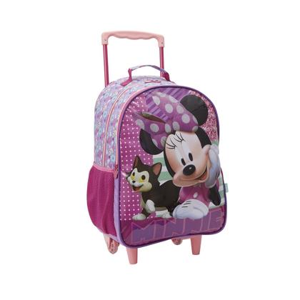 Imagem de Kit Mochila com Rodas 14 Estojo Minnie R2 - Xeryus