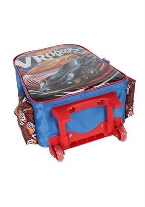 Imagem de Kit Mochila Com Rodas + Lancheira Infantil Hot Wheels