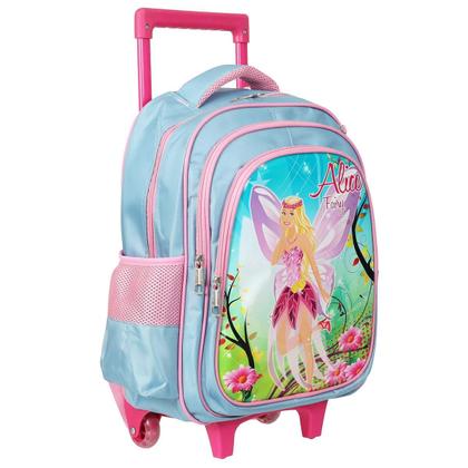 Imagem de Kit Mochila Com Rodinhas E Lancheira + Estojo Alice Fairy
