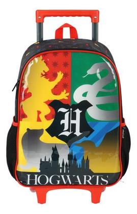 Imagem de Kit Mochila Com Rodinhas Infantil Original Harry Potter