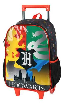 Imagem de Kit Mochila Com Rodinhas Infantil Original Harry Potter